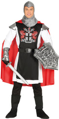 Ritter Kostüm für Herren mit Umhang