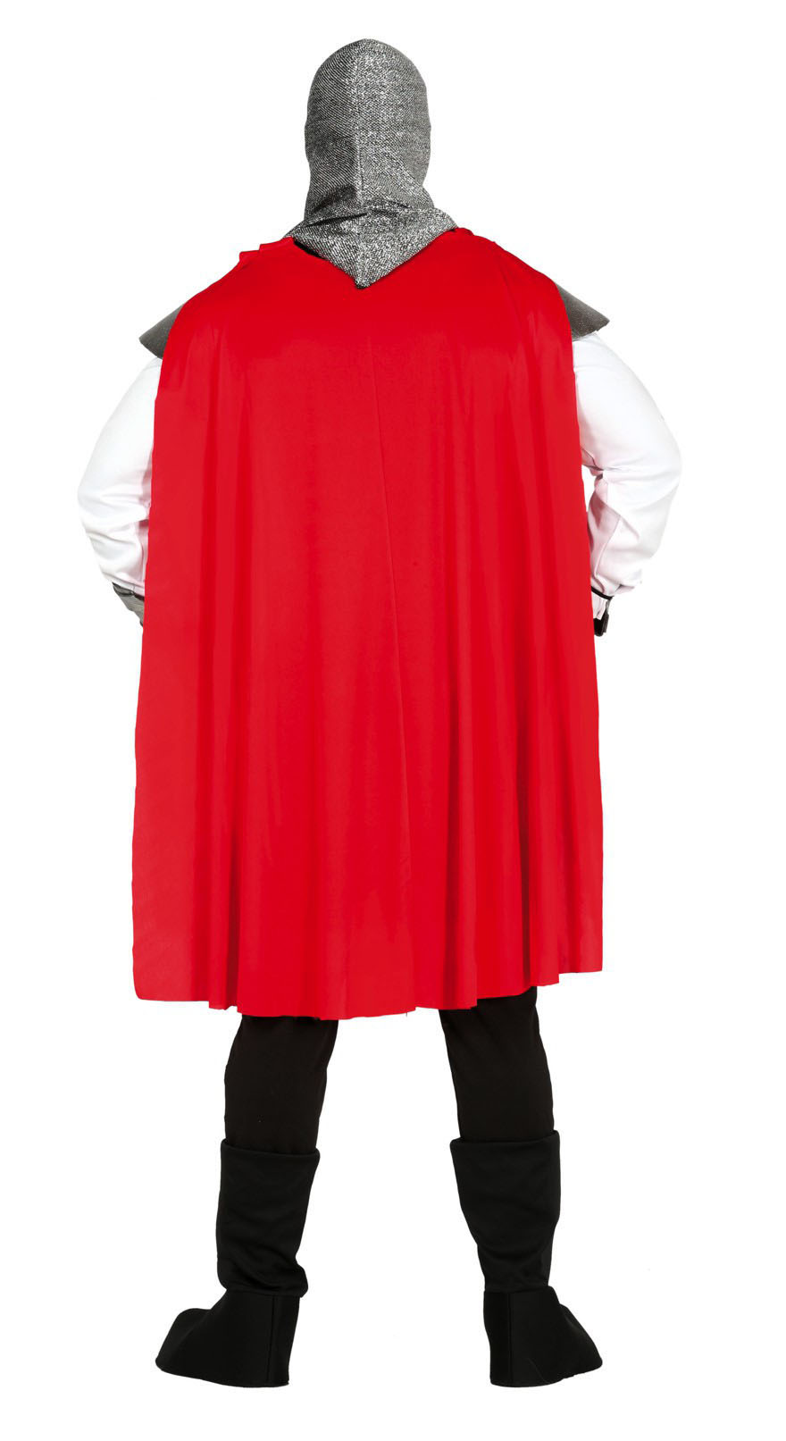 GP88273 – Mittelalterlicher Krieger Held Drachen – Größe: 54 - 56 (XL) – Farbe: Schwarz