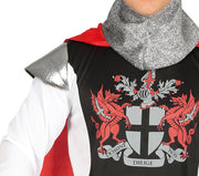 Ritter Kostüm für Herren mit Umhang, Bild 4