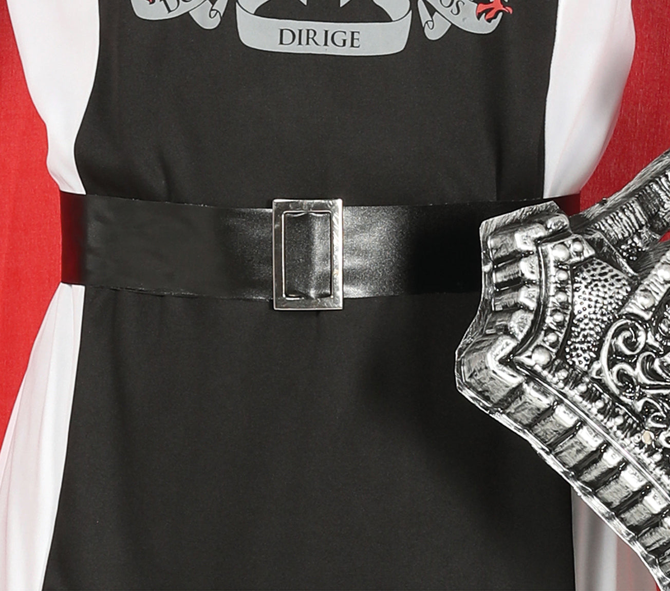 GP88273 – Mittelalterlicher Krieger Held Drachen – Größe: 54 - 56 (XL) – Farbe: Schwarz