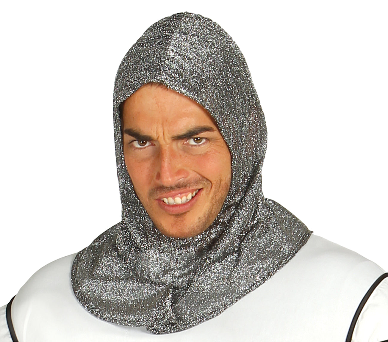 GP80837 – Ritter Kostüm Mittelalter Krieger Gewand – Größe: 54 - 56 (XL) – Farbe: Weiß