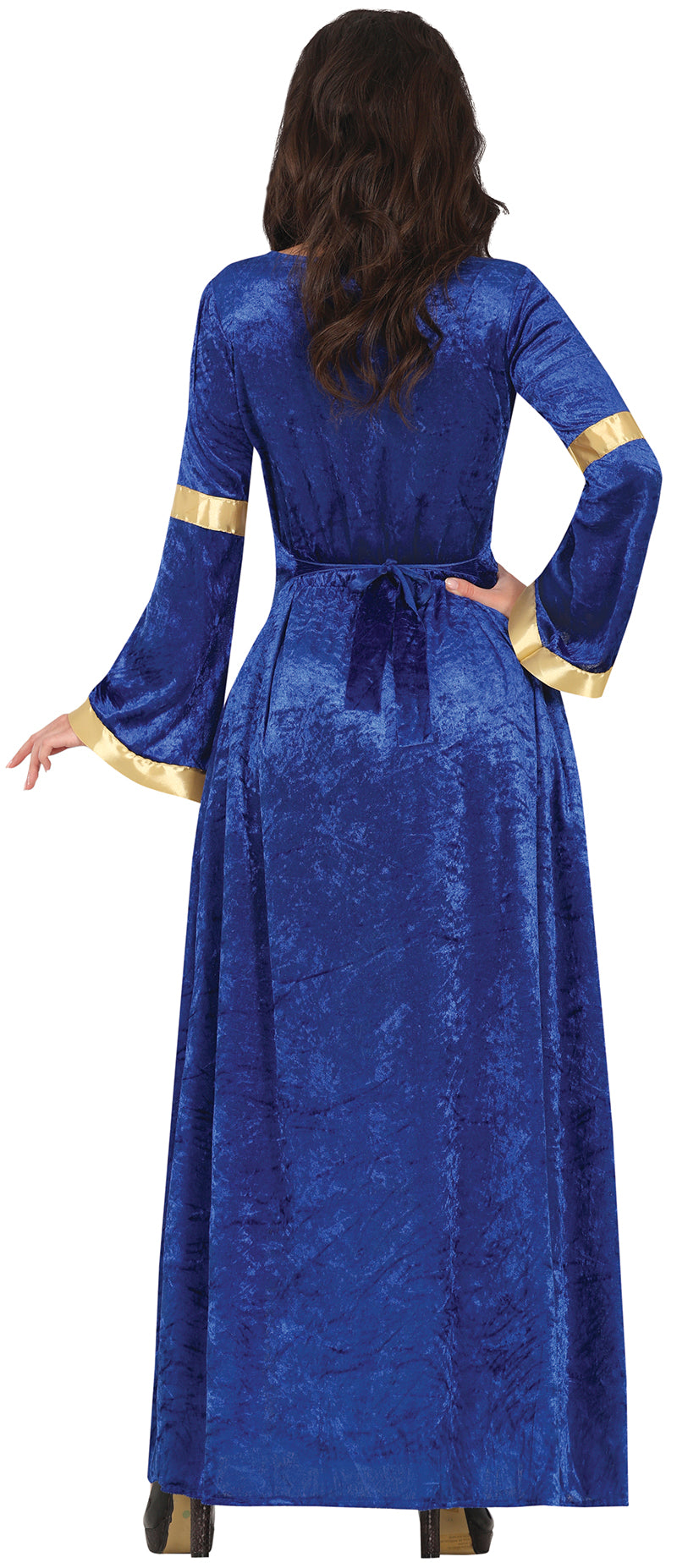 GP80447 – Prinzessin Magierin Kostüm Mittelalter – Größe: 44 - 46 (XL) – Farbe: Blau