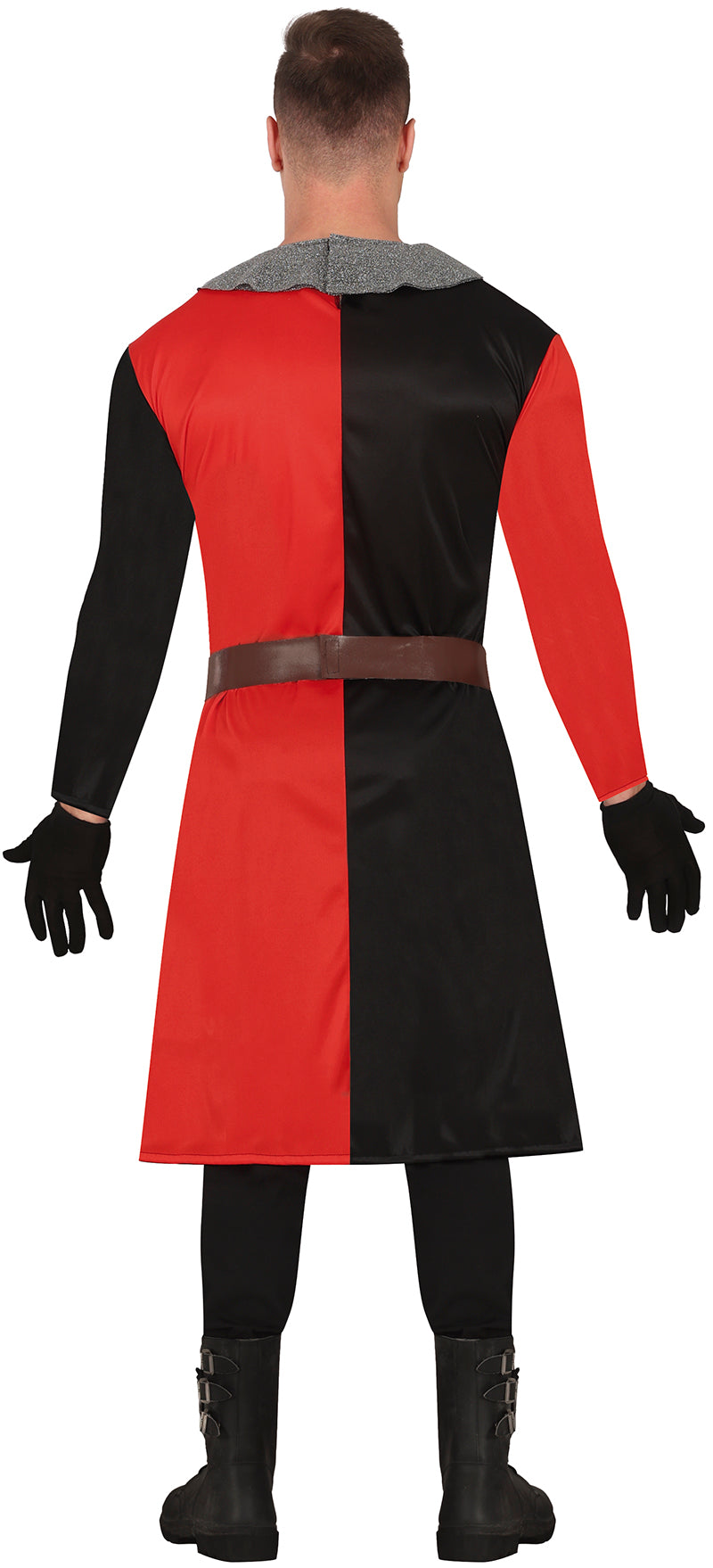 GP80189 – Ritter Krieger Mittelalter Kostüm – Größe: 54 - 56 (XL) – Farbe: Schwarz