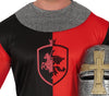 GP80189 – Ritter Krieger Mittelalter Kostüm – Größe: 54 - 56 (XL) – Farbe: Schwarz