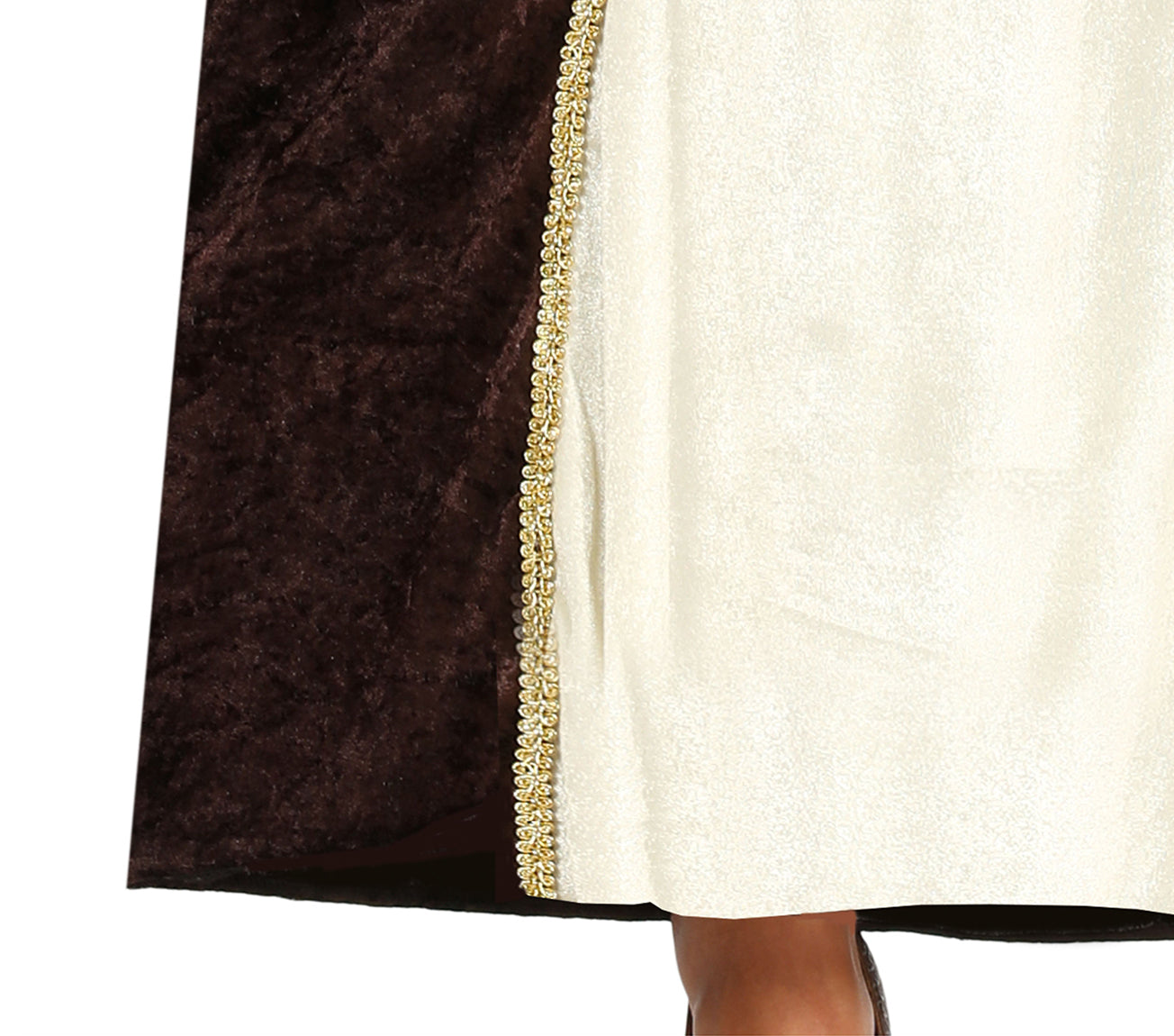 GP88197 – Prinzessin Mittelalter Kostüm Karneval – Größe: 44 - 46 (XL) – Farbe: Braun