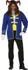GP88585 – Ungeheuer Prinz Märchen Herren Kostüm – Größe: 54 - 56 (XL) – Farbe: Blau