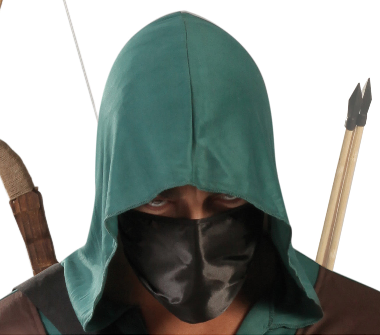 GP80722 – Superhelden Bogenschütze Mittelalter – Größe: 54 - 56 (XL) – Farbe: Braun