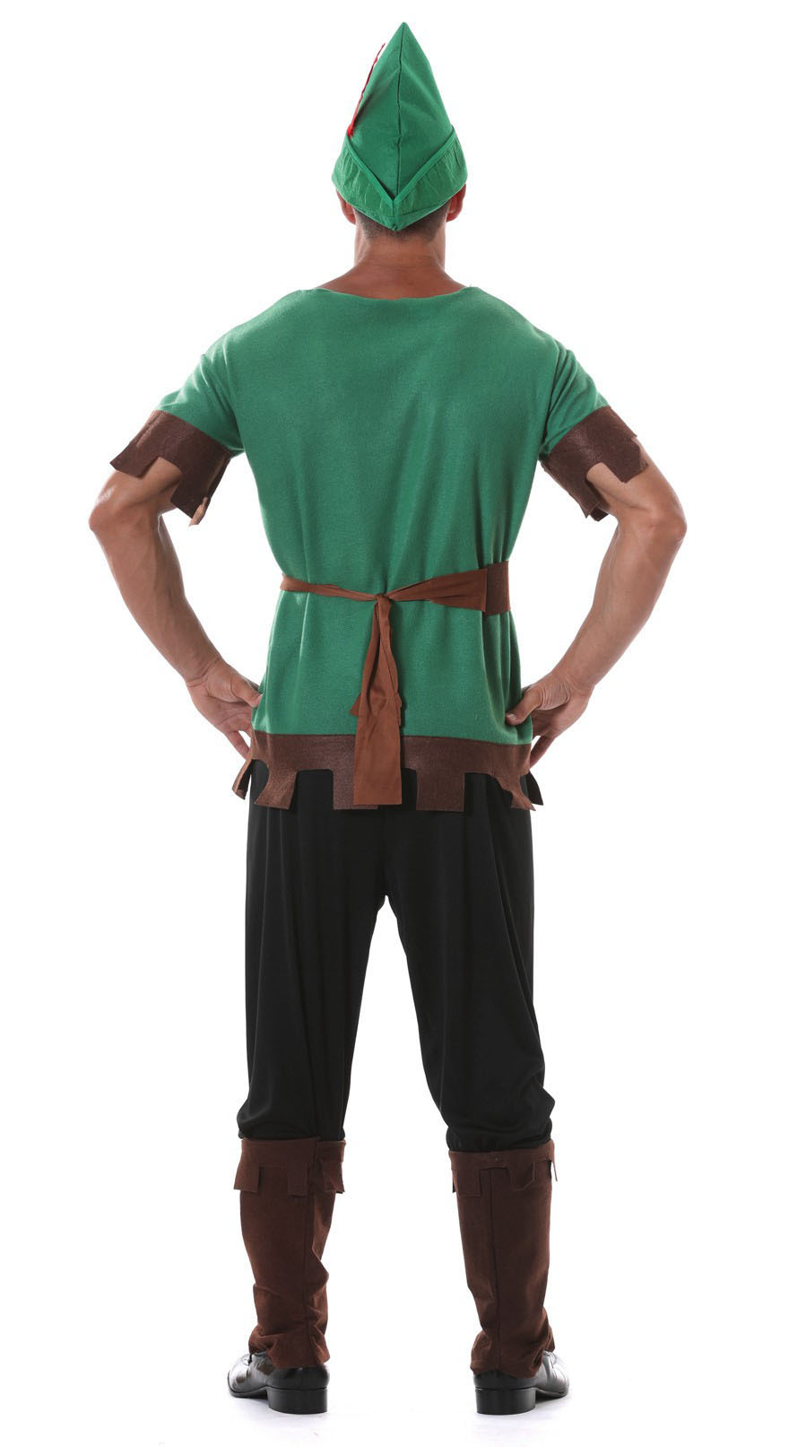 GP80131 – Banditen Bogenschütze Kostüm Mittelalter – Größe: 54 - 56 (XL) – Farbe: Grün