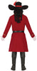 GP80300 – Pirat Kapitän Abenteuer Karneval – Größe: 54 - 56 (XL) – Farbe: Rot