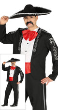Mariachi Kostüm für Herren schwarz