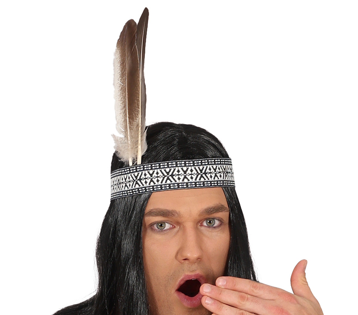 GP80172 – Indigenes Abenteuerkostüm Karneval – Größe: 54 - 56 (XL) – Farbe: Braun