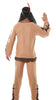 GP84363 – Indischer Häuptling Fransen Karneval – Größe: 54 - 56 (XL) – Farbe: Braun