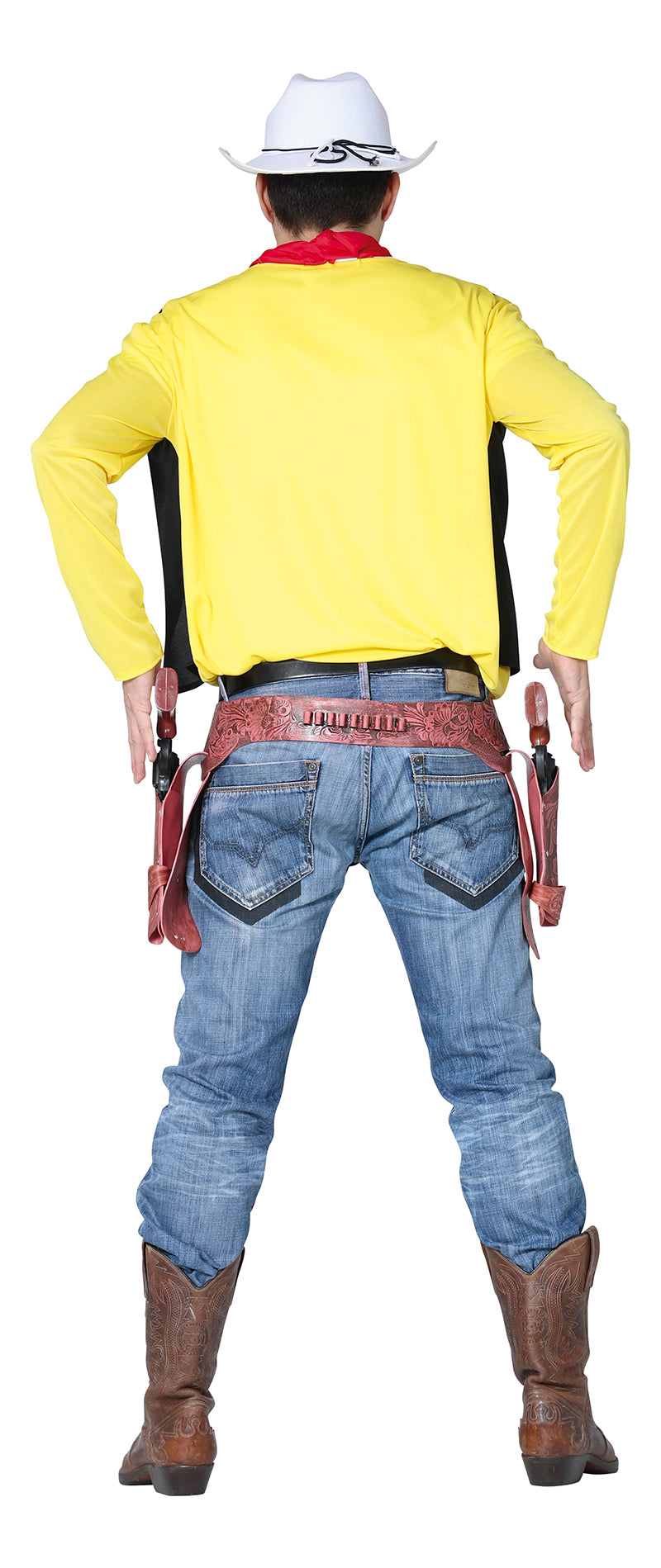 GP80518 – Cowboy Held Abenteuer Outfit – Größe: 48 - 50 (M) – Farbe: Gelb