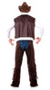 GP80824 – Cowboy Abenteuer Wildwest Kostüm Karneval – Größe: 54 - 56 (XL), 56 - 58 (XXL) – Farbe: Braun