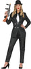 GP79197 – Gangster 20s Kostüm Schwarz – Größe: 44 - 46 (XL) – Farbe: Schwarz