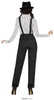 GP79657 – Gangster 20s Mafia Anzug Kostüm Karneval – Größe: 44 - 46 (XL) – Farbe: Schwarz