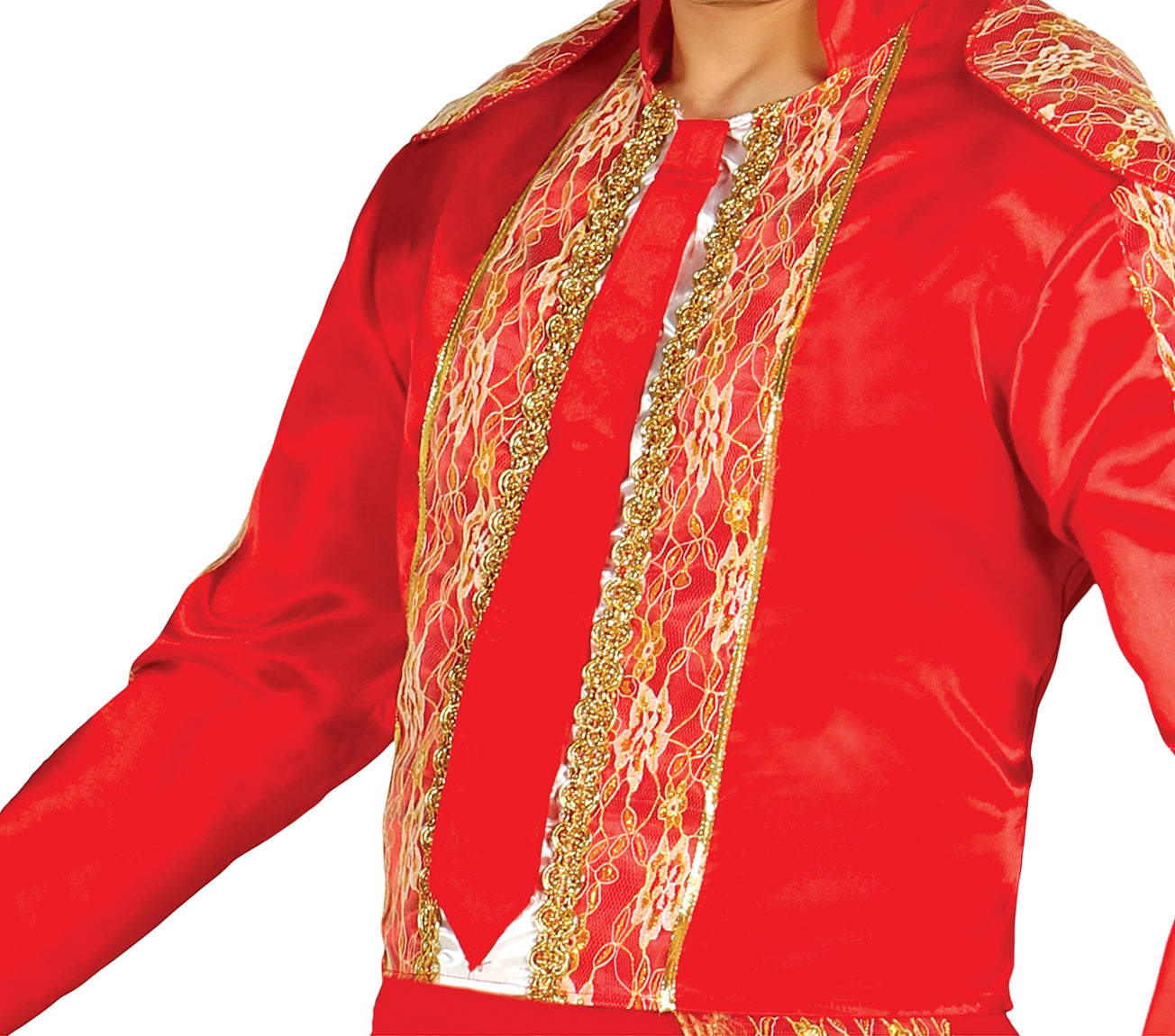 GP80805 – Stierkämpfer Traditionelles Kostüm – Größe: 56 - 58 (XXL) – Farbe: Rot