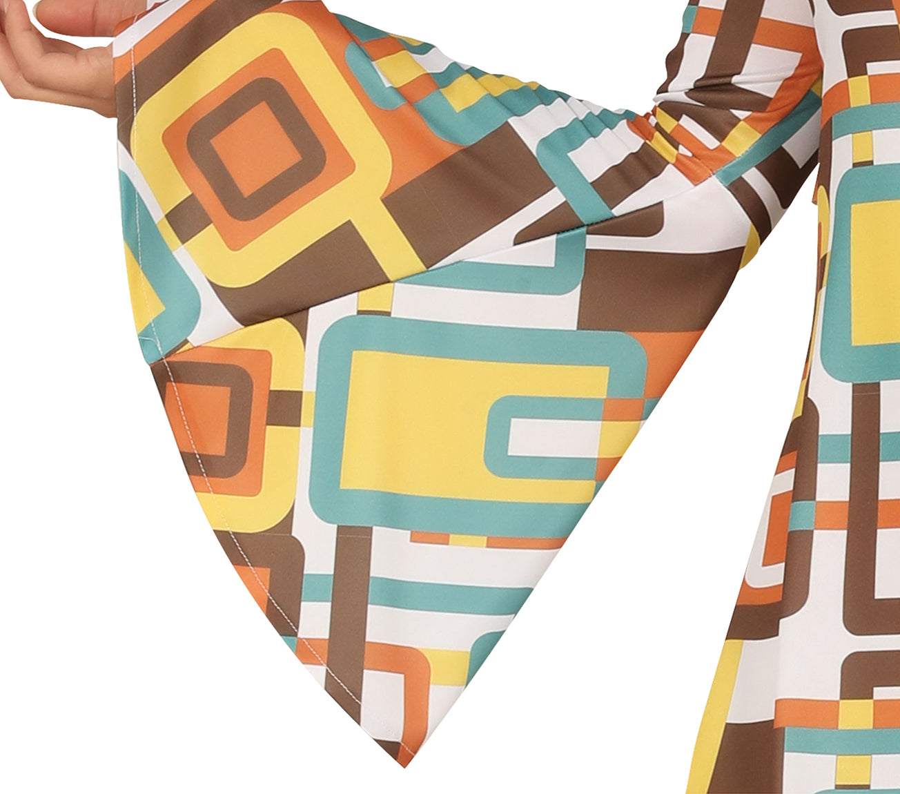 GP88629 – 70s Disco Eleganz Karneval Kostüm – Größe: 44 - 46 (XL) – Farbe: Mehrfarbig