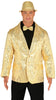 GP88195 – Pailletten Goldjackett Eleganter Glanz – Größe: 54 - 56 (XL) – Farbe: Gold