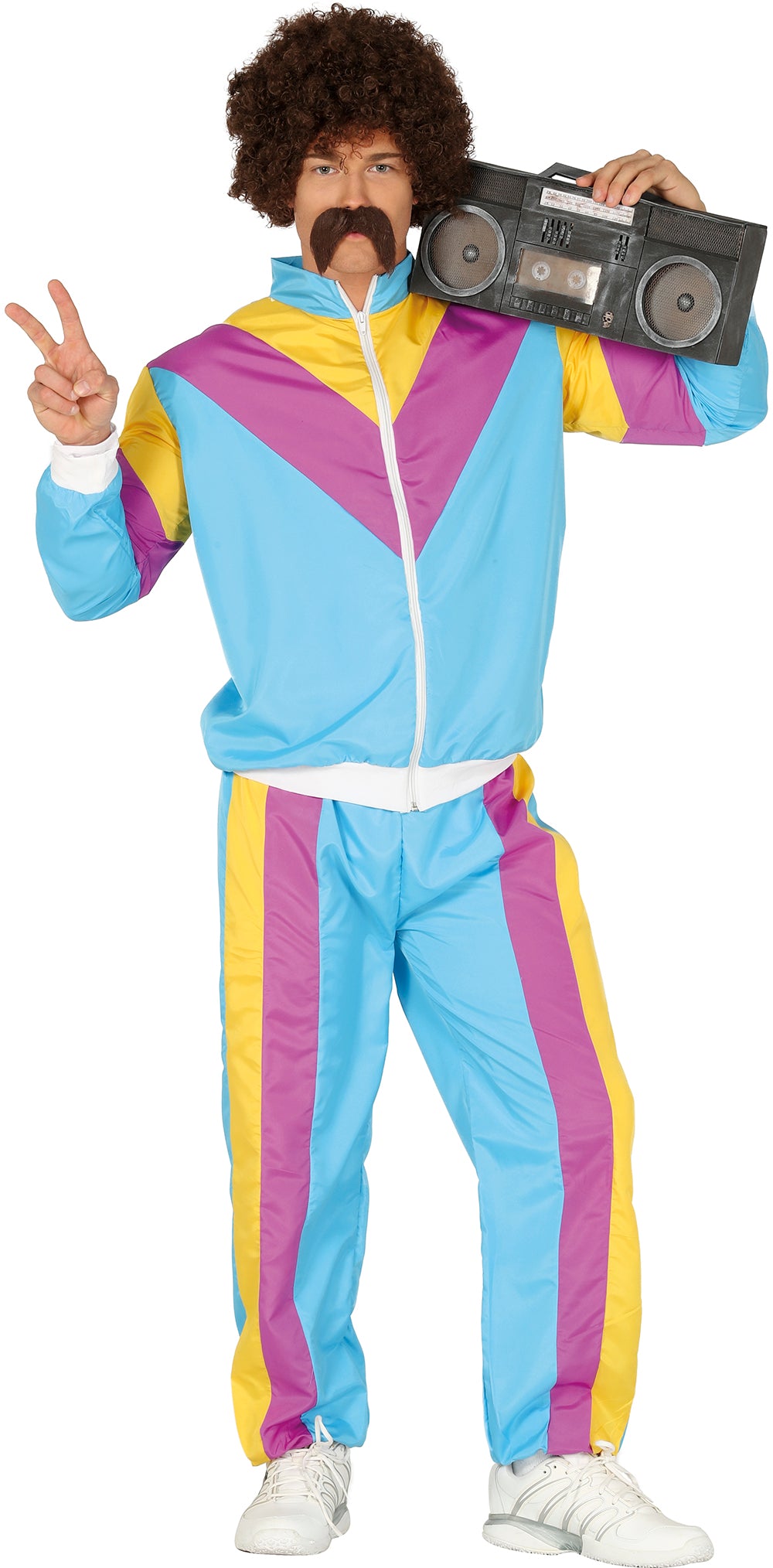 GP88648 – 80er Performance Sportanzug Blau – Größe: 54 - 56 (XL) – Farbe: Blau