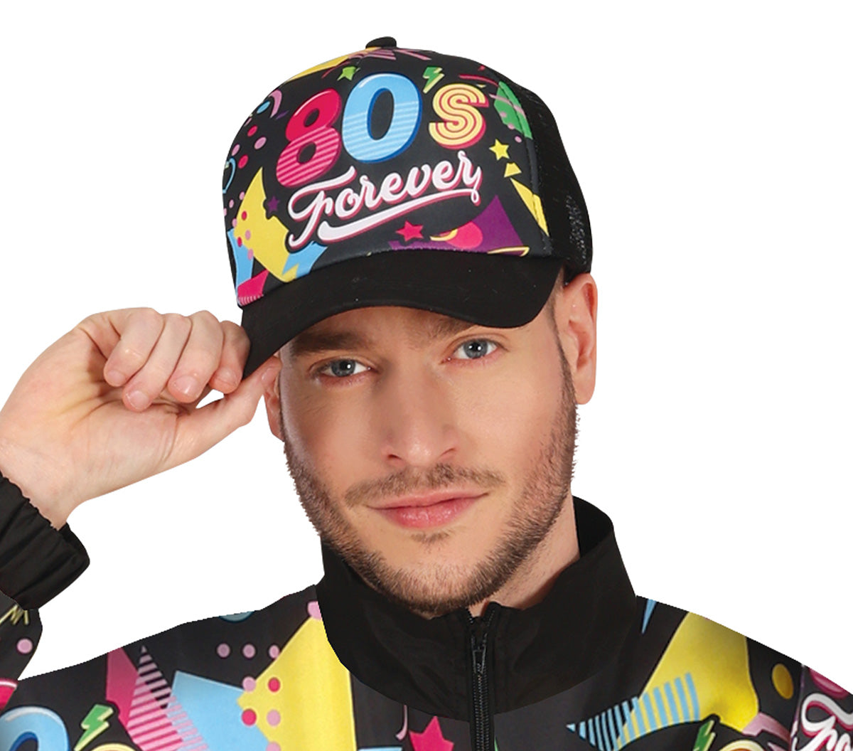 GP80265 – 80s Sport Retro Karnevalskostüm – Größe: 54 - 56 (XL) – Farbe: Mehrfarbig