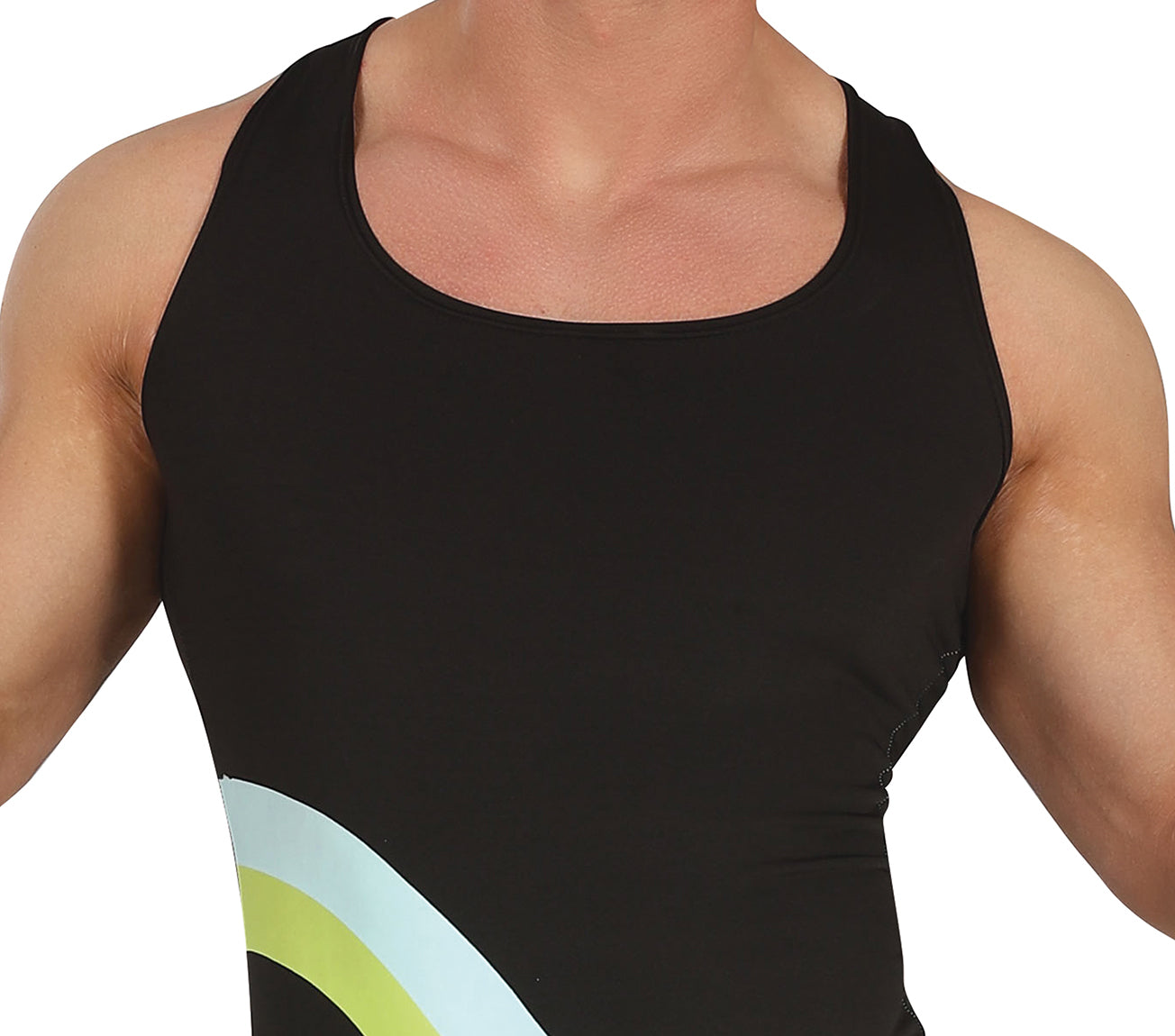 GP79662 – Achtziger Jahre Sporttrainer Retro Look Kostüm – Größe: 54 - 56 (XL) – Farbe: Blau