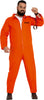 GP80435 – Dieb Halloween Kostüm Gefängnis Outfit – Größe: 56 - 58 (XXL) – Farbe: Orange