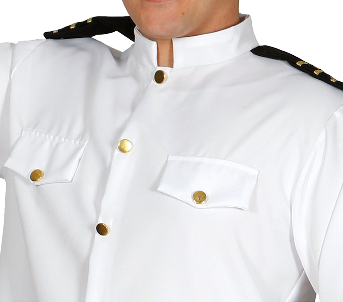 GP80239 – Kapitän Navigatoren Weißes Seeabenteuer – Größe: 54 - 56 (XL) – Farbe: Weiß