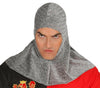 GP86508 – Ritter Mittelalter Heldenkostüm Kapuze – Größe: 48 - 50 (M) – Farbe: Rot