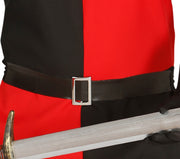 Ritter Kostüm für Herren rot schwarz, Bild 9
