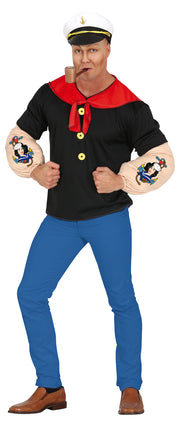 Matrosen Kostüm für Herren mit Muskelarmen, Bild 16