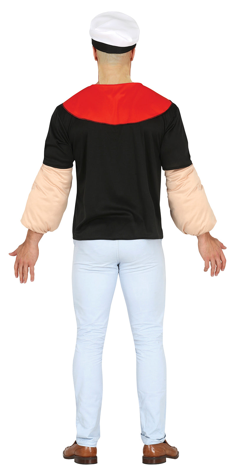 GP79653 – Matrosenabenteuer Kapitänsmütze Muskelpolster – Größe: 54 - 56 (XL) – Farbe: Schwarz