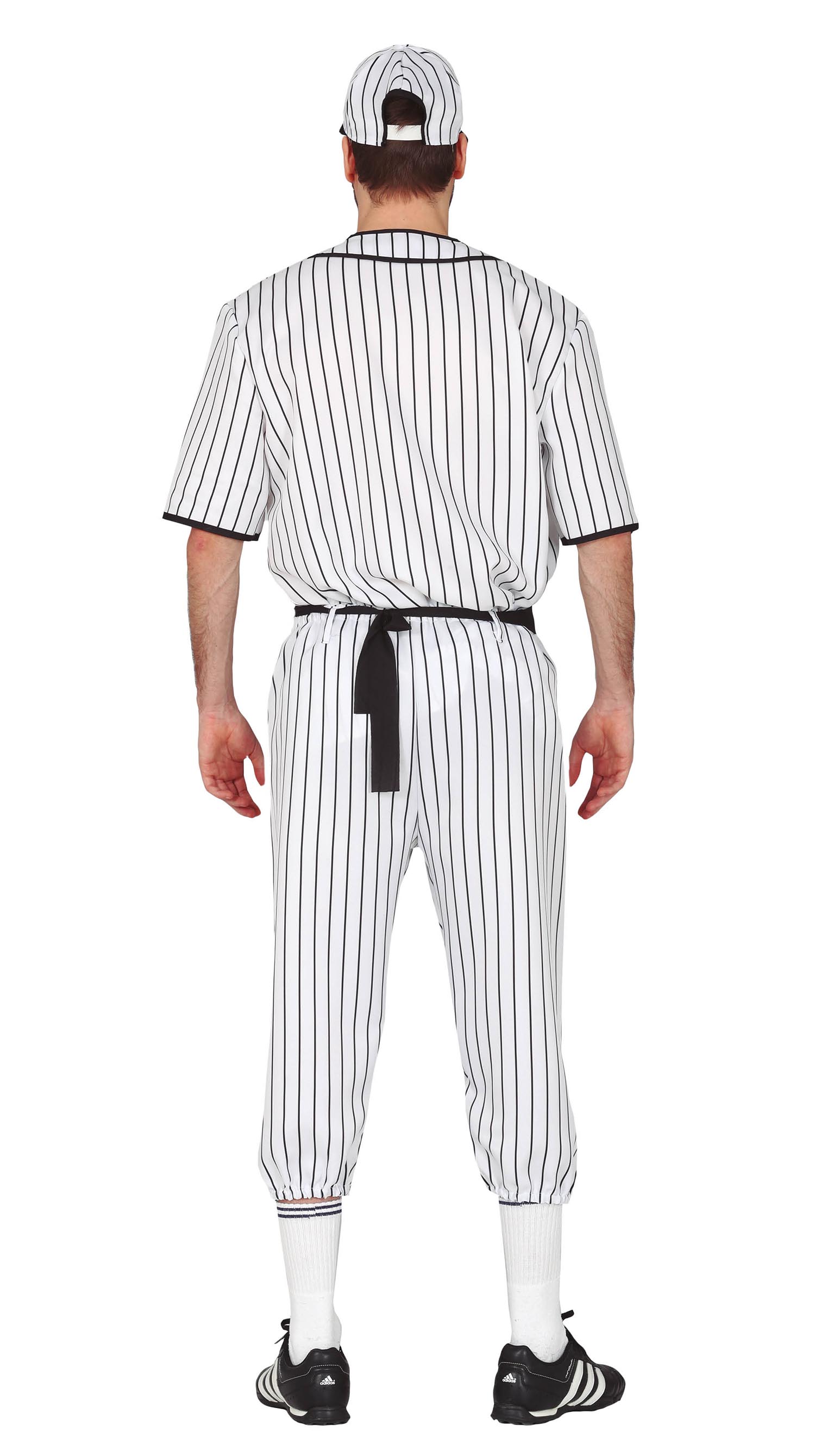 GP79252 – Sportlicher Baseballspieler Look Fuer – Größe: 54 - 56 (XL) – Farbe: Weiß