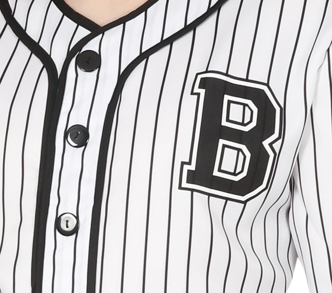 GP79252 – Sportlicher Baseballspieler Look Fuer – Größe: 54 - 56 (XL) – Farbe: Weiß