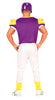 GP88278 – Sportheld Kostüm Lila Gelb – Größe: 54 - 56 (XL) – Farbe: Lila