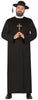 GP80030 – Religion Kleriker Priester Kostüm – Größe: 56 - 58 (XXL) – Farbe: Schwarz