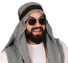 GP88667 – Wüstenprinz Sheik Karneval Fasching – Größe: 56 - 58 (XXL) – Farbe: Weiß