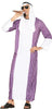 GP80067 – Wüstenprinz Lila Tunika Sheik Gewand – Größe: 56 - 58 (XXL) – Farbe: Weiß