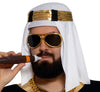 GP80830 – Wüstenprinz Karneval Kostüm Sheik – Größe: 56 - 58 (XXL) – Farbe: Schwarz