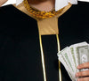 GP80830 – Wüstenprinz Karneval Kostüm Sheik – Größe: 56 - 58 (XXL) – Farbe: Schwarz