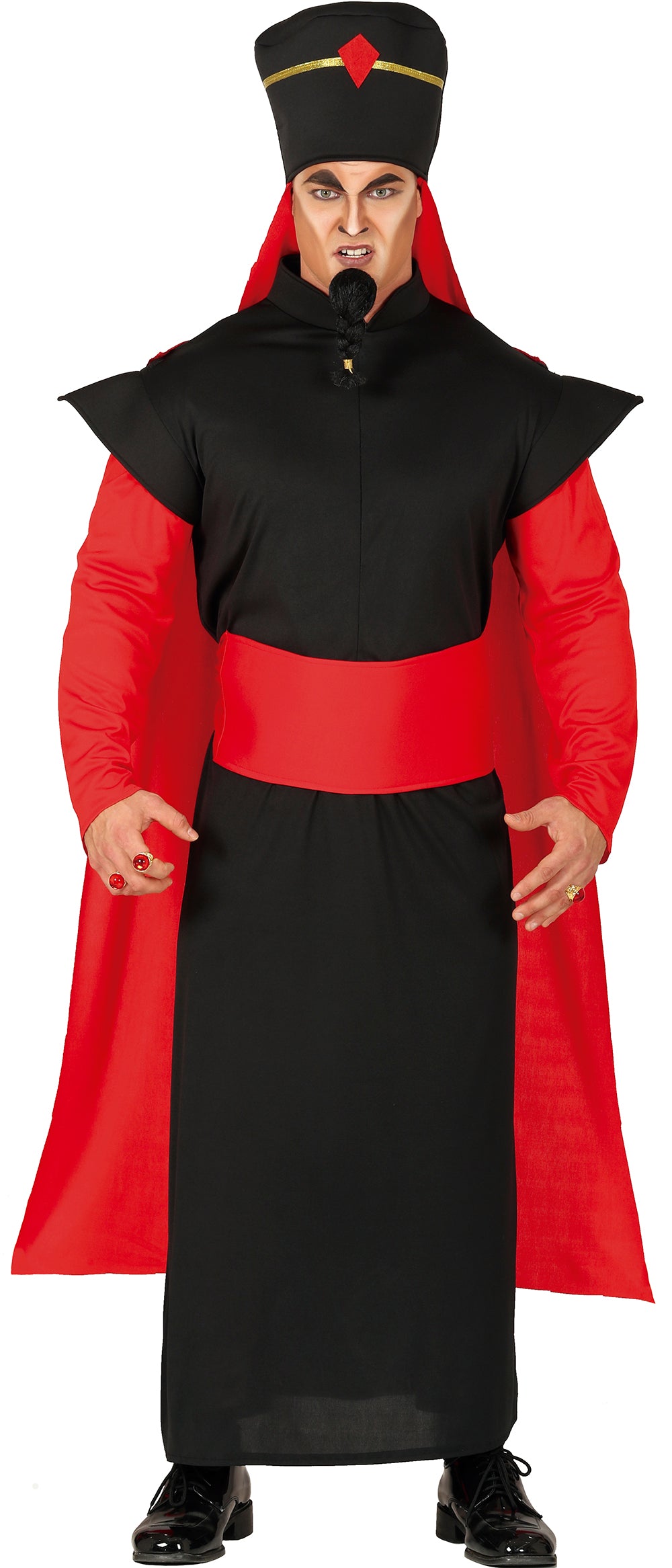GP86676 – Wüstenprinz Exotischer Sheik Karnevalskostüm – Größe: 54 - 56 (XL) – Farbe: Schwarz