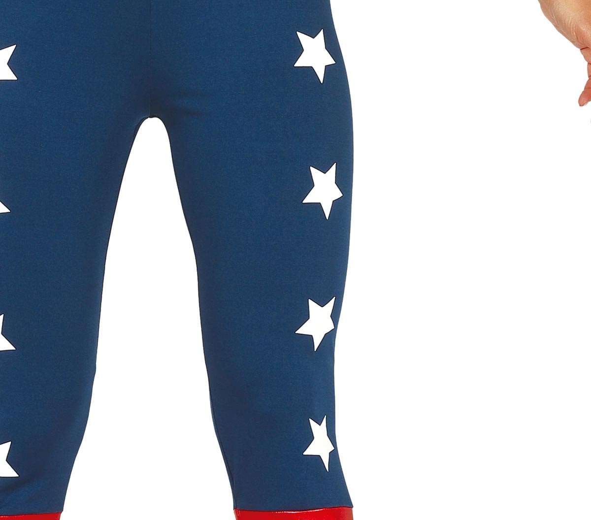 GP86550 – Superheld Kostüm Cartoon Outfit Chic – Größe: 38 - 40 (M) – Farbe: Blau