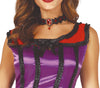 GP86556 – Burlesque Königin Elegantes Kostüm – Größe: 36 - 38 (S) – Farbe: Lila