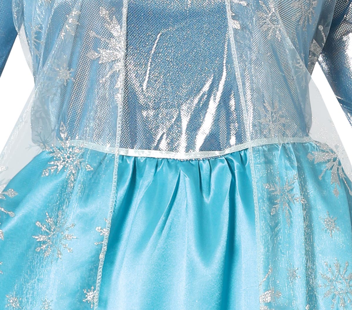 GP86567 – Prinzessin Märchenkönigin Karnevalskostüm – Größe: 38 - 40 (M) – Farbe: Blau