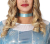 GP86567 – Prinzessin Märchenkönigin Karnevalskostüm – Größe: 42 - 44 (L) – Farbe: Blau
