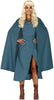 GP86589 – Drachenkriegerin Gewand Königin – Größe: 38 - 40 (M) – Farbe: Blau