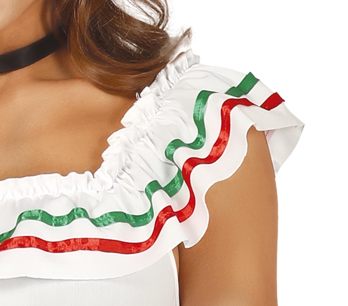 GP86591 – Mexiko Karnevalskleid Traditionelle Kultur – Größe: 42 - 44 (L) – Farbe: Schwarz