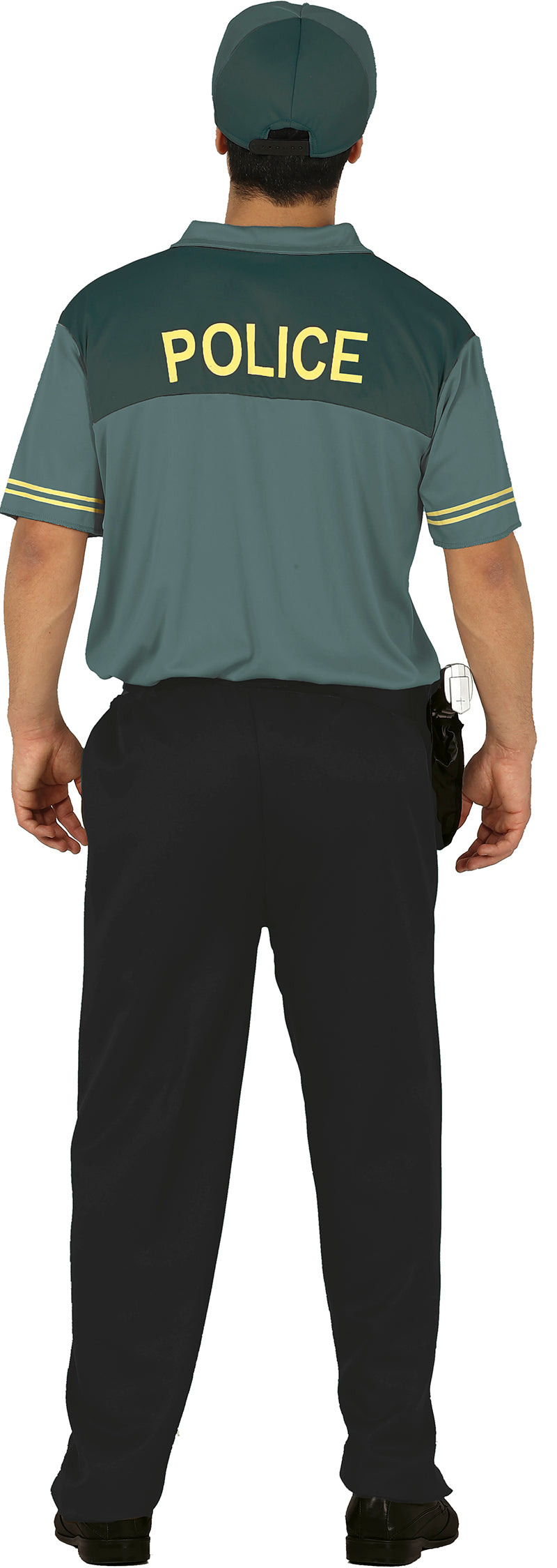 GP86601 – Polizei Karneval Outfit Kostüm Hemd – Größe: 52 - 54 (L) – Farbe: Grün