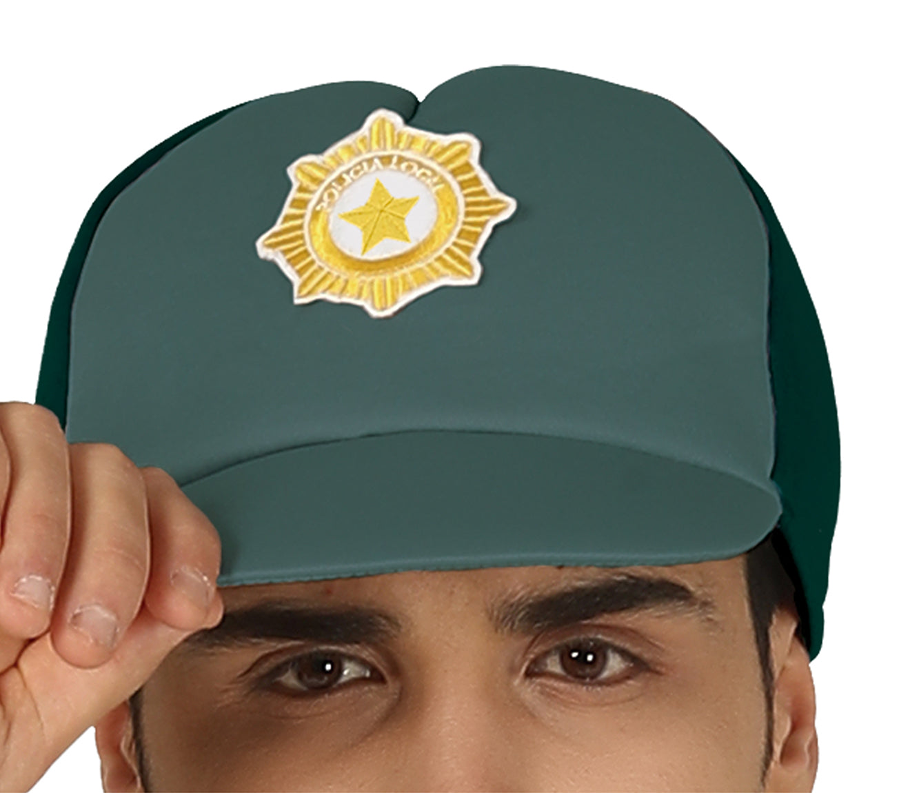 GP86601 – Polizei Karneval Outfit Kostüm Hemd – Größe: 52 - 54 (L) – Farbe: Grün