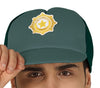 GP86601 – Polizei Karneval Outfit Kostüm Hemd – Größe: 52 - 54 (L) – Farbe: Grün